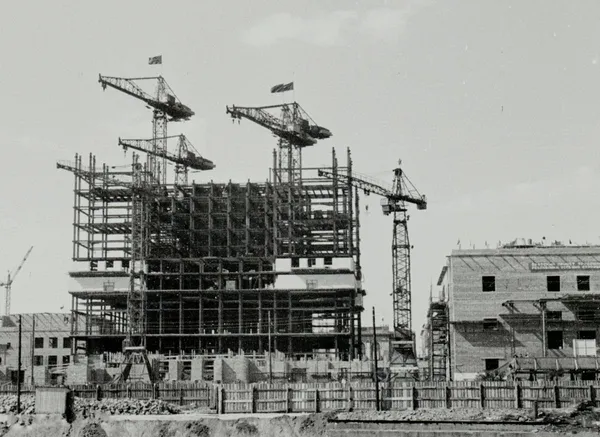 Foundations and first floors.